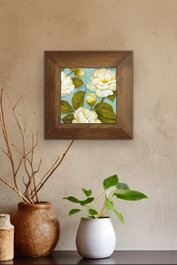 Wallity Artvessakaro29 Cuadro Decorativo enmarcado de Cerámica Multicolor